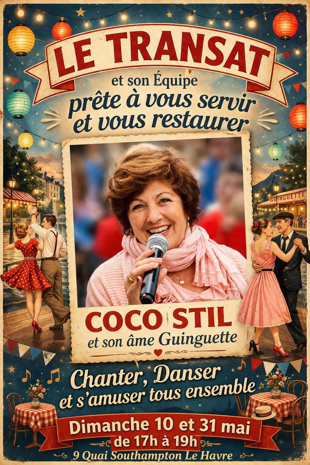 Affiche d'un événement au Transat
